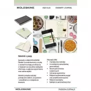 Dessert Journal - specjlany notatnik Moleskine Passion Journal - czarny