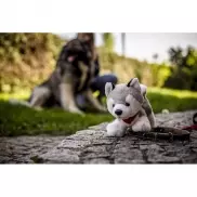 Pluszowy pies husky | Trooper - szary