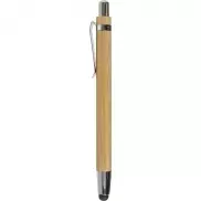 Bambusowy długopis, touch pen - brązowy