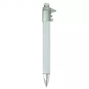 Długopis wielofunkcyjny, linijka, narzędzie pomiarowe - biały