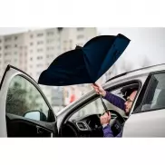Odwracalny parasol manualny - czarno-niebieski