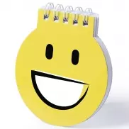 Notatnik 'uśmiechnięta buzia' - żółty