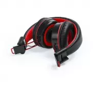 Składane bezprzewodowe słuchawki nauszne - czerwony
