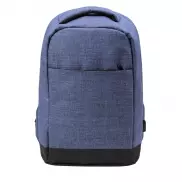 Plecak na laptopa 13', chroniący przed kieszonkowcami - niebieski