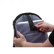 Plecak na laptopa 13', chroniący przed kieszonkowcami - niebieski