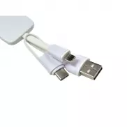 Kabel do ładowania USB typu C - biały