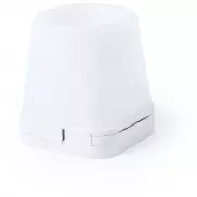 Hub USB 2.0, pojemnik na przybory do pisania, stojak na telefon, lampka LED - biały
