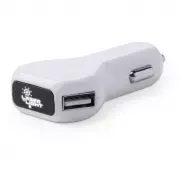 Ładowarka samochodowa USB - biały