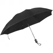 Odwracalny, składany parasol automatyczny - czarny