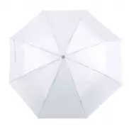 Parasol manualny, składany - biały