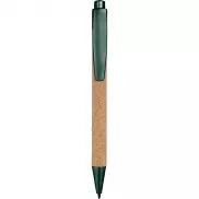 Długopis korkowy - zielony
