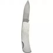 Nóż składany - srebrny