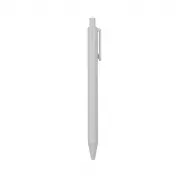 Długopis wykonany z wysokiej jakości połyskującego tworzywa - biały