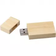 Bambusowa pamięć USB 32 GB - beżowy