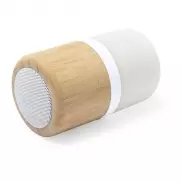 Głośnik bezprzewodowy 3W, lampka LED - brązowy