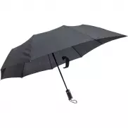 Wiatroodporny parasol automatyczny, składany - czarny
