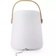 Głośnik bezprzewodowy, lampka LED - biały