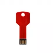 Pamięć USB 'klucz' - czerwony