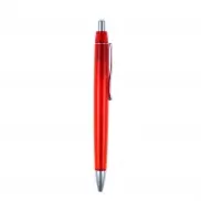 Notatnik A4 z długopisem - czerwony