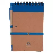Notatnik ok. A6 z długopisem | Chapman - niebieski