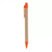Notatnik ok. A6 z długopisem - pomarańczowy