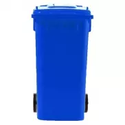 Pojemnik na przybory do pisania 'kontener na śmieci' - niebieski