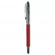 Zestaw piśmienny, długopis i pióro kulkowe - czerwony
