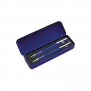 Zestaw piśmienny, długopis i ołówek mechaniczny - niebieski