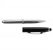 Długopis, touch pen, lampka - czarny