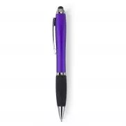 Długopis, touch pen - fioletowy
