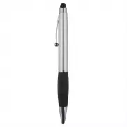 Długopis, touch pen - srebrny