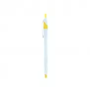 Długopis - biało-żółty
