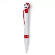 Długopis 'piłka nożna' - czerwony