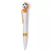 Długopis 'piłka nożna' - pomarańczowy