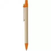 Długopis z kartonu - pomarańczowy