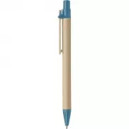 Długopis z kartonu - niebieski