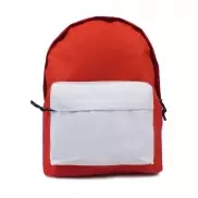 Plecak | Madeline - biało-czerwony