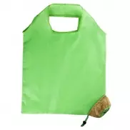 Torba na zakupy, składana - biało-zielony