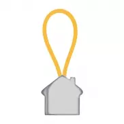 Brelok do kluczy 'domek' - żółty