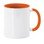 Kubek ceramiczny 350 ml - pomarańczowy