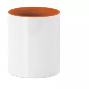 Kubek ceramiczny 350 ml - pomarańczowy