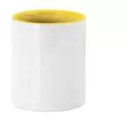 Kubek ceramiczny 350 ml - żółty