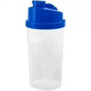 Butelka sportowa 700 ml, shaker - niebieski