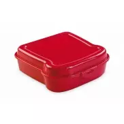 Pudełko śniadaniowe 'kanapka' 450 ml - czerwony