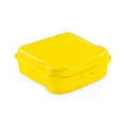 Pudełko śniadaniowe 'kanapka' 450 ml - żółty