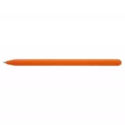 Długopis ze zrolowanego papieru z zatyczką | Debra - pomarańczowy