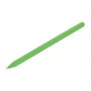 Długopis ze zrolowanego papieru z zatyczką | Debra - zielony