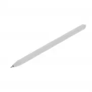 Długopis ze zrolowanego papieru z zatyczką | Debra - biały