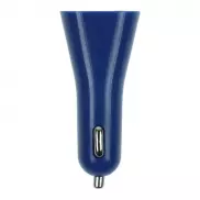 Ładowarka samochodowa USB - niebieski