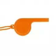Gwizdek ze sznurkiem - pomarańczowy
